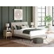 Cielden Soft Gray Queen Upholstered Panel Bed