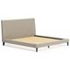 Cielden Soft Gray King Upholstered Panel Bed