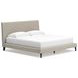 Cielden Soft Gray King Upholstered Panel Bed