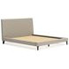 Cielden Soft Gray California King Upholstered Panel Bed