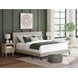 Cielden Soft Gray California King Upholstered Panel Bed