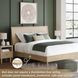 Cielden Tan King Panel Bed