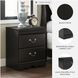 Huey Vineyard Black Nightstand