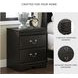 Huey Vineyard Black Nightstand