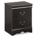 Huey Vineyard Black Nightstand