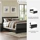 Huey Vineyard Black Queen Sleigh Bed