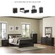 Huey Vineyard Black Queen Sleigh Bed