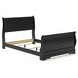 Huey Vineyard Black Full Sleigh Bed
