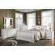 Anarasia White 6 Drawer Dresser and Rectangular Mirror