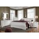 Anarasia White 6 Drawer Dresser and Rectangular Mirror