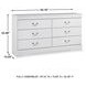 Anarasia White Dresser