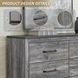 Bronyan Dark Gray Dresser
