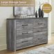 Bronyan Dark Gray Dresser