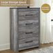 Bronyan Dark Gray Chest of Drawers