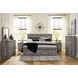 Bronyan Dark Gray 6 Drawer Dresser and Rectangular Mirror