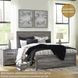 Bronyan Dark Gray Queen Panel Bed