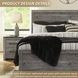 Bronyan Dark Gray King Panel Bed
