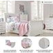 Anarasia White Twin Sleigh Bed