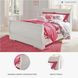 Anarasia White Full Sleigh Bed