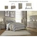 Dolante Contemporary Beige Queen Upholstered Panel Bed