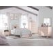 Wistenpine Blush 6 Drawer Dresser and Rectangular Mirror