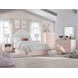 Wistenpine Blush 6 Drawer Dresser and Rectangular Mirror