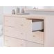 Wistenpine Blush 6 Drawer Dresser and Rectangular Mirror