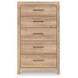 Prandefort Tan 5 Drawer Chest