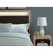 Prandefort Tan and Brown Queen Upholstered Platform Bed with LED