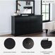 Maribel Black Dresser and Mirror