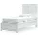 Bostwick Shoals White Twin Panel Bed