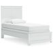 Bostwick Shoals White Twin Panel Bed