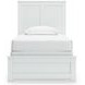 Bostwick Shoals White Twin Panel Bed