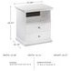 Bostwick Shoals White Nightstand