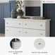 Bostwick Shoals White Dresser and Mirror