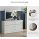 Bostwick Shoals White Dresser and Mirror