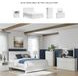 Bostwick Shoals White Dresser and Mirror