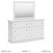 Bostwick Shoals White Dresser and Mirror