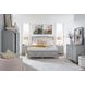 Glenbrook Pebble and Beige Upholstered Storage Panel Bedroom Set