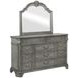 B01550 Gray 11 Drawer Dresser