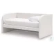 Shapella Tan And White Twin Upholstered Daybed