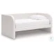 Shapella Tan And White Twin Upholstered Daybed
