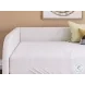 Shapella Tan And White Full Upholstered Daybed
