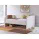 Shapella Tan And White Full Upholstered Daybed