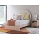 Birkmore Brown and White Full Upholstered Panel Headboard