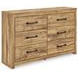 Hastiport Brown Crossbuck Panel Bedroom Set