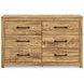 Hastiport Brown Crossbuck Panel Bedroom Set