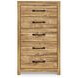 Hastiport Golden Rustic 5 Drawer Chest