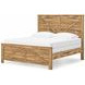 Hastiport Brown King Crossbuck Panel Bed