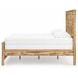 Hastiport Brown King Crossbuck Panel Bed